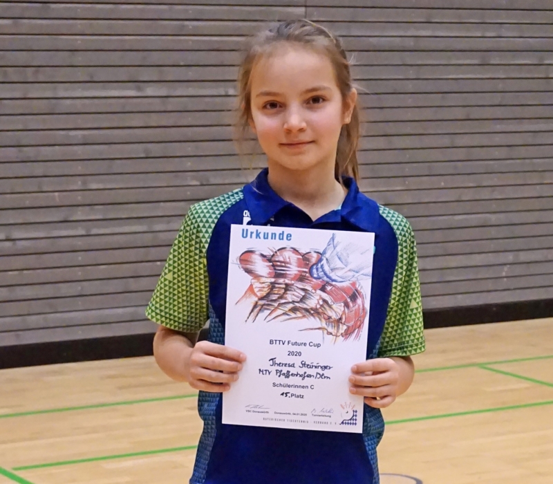 Januar - Theresa Steininger bei den Bayerischen Meisterschaften der U11